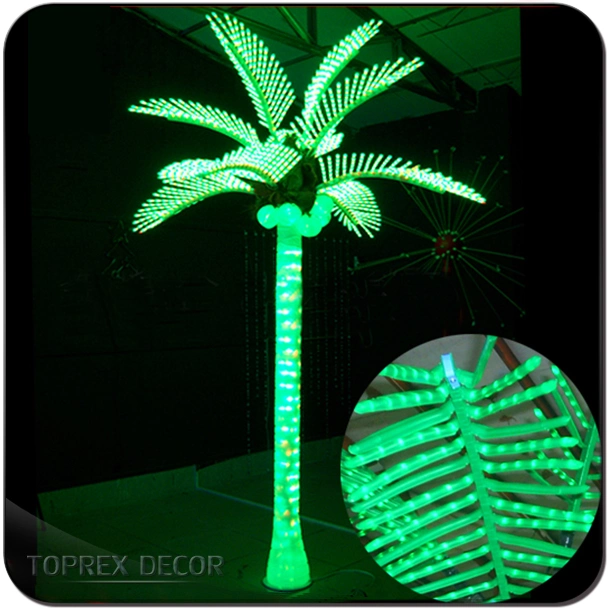 IP65 Customizable Outside LED Christmas Lights Garden Decorations Artificial Coconut Tree