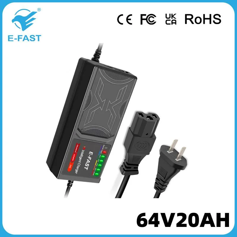 Intelligent Power Display 64V20ah Pulse Lead-Acid Electric Car Motorcycle Battery Charger