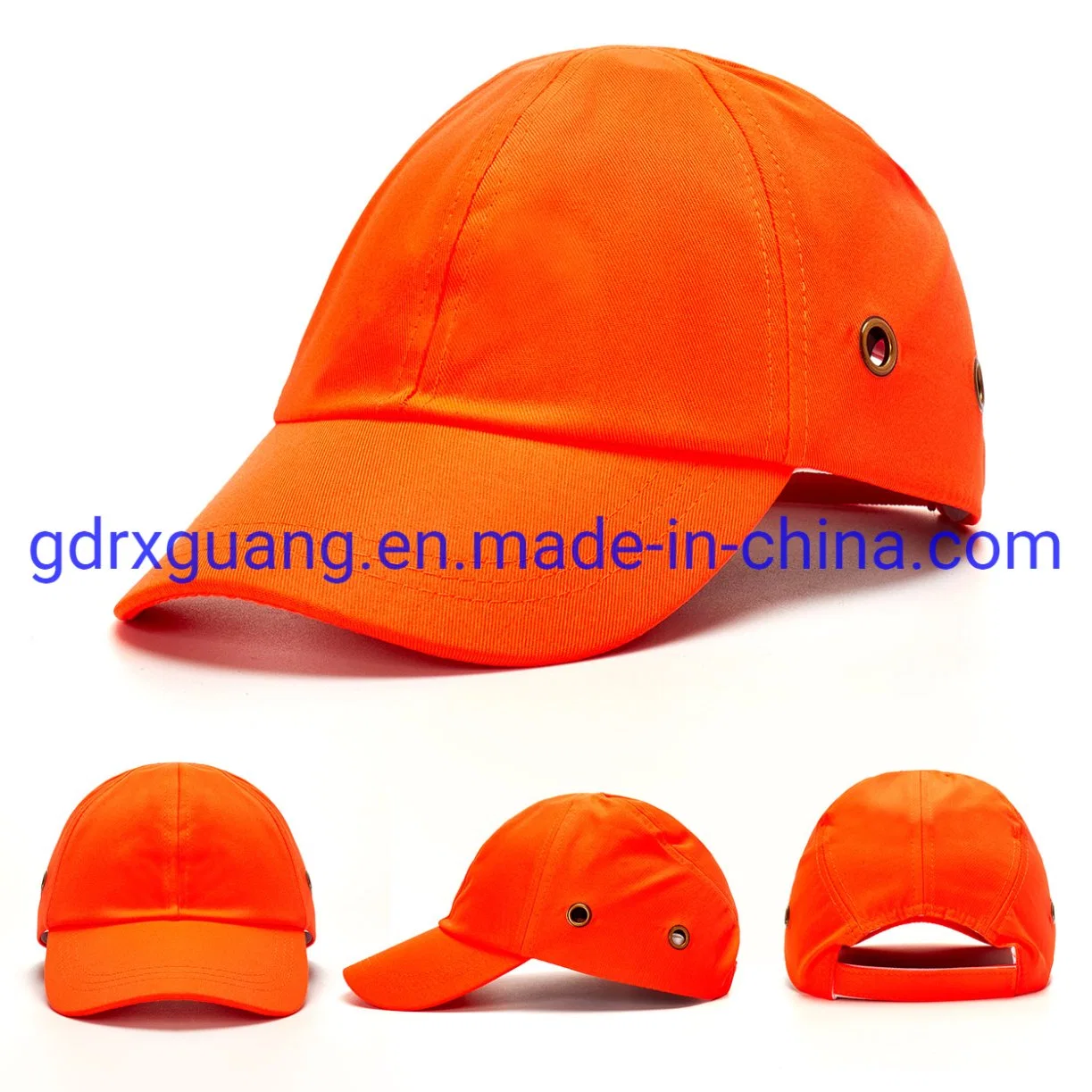 Custom 6 Panel Plain Safety Helmet Bump Baseball Cap