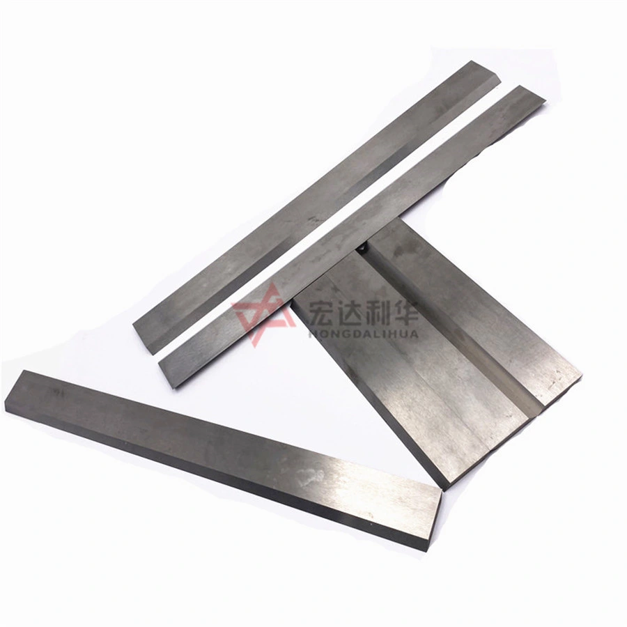 Tungsten Carbide Blade in Rectangular Shape with High Accuracy Cutting Edge