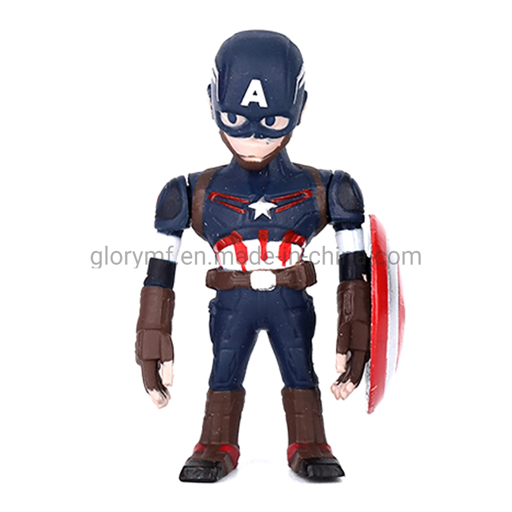 4cm Ultron Captain America PVC Action Figure with Key Chain