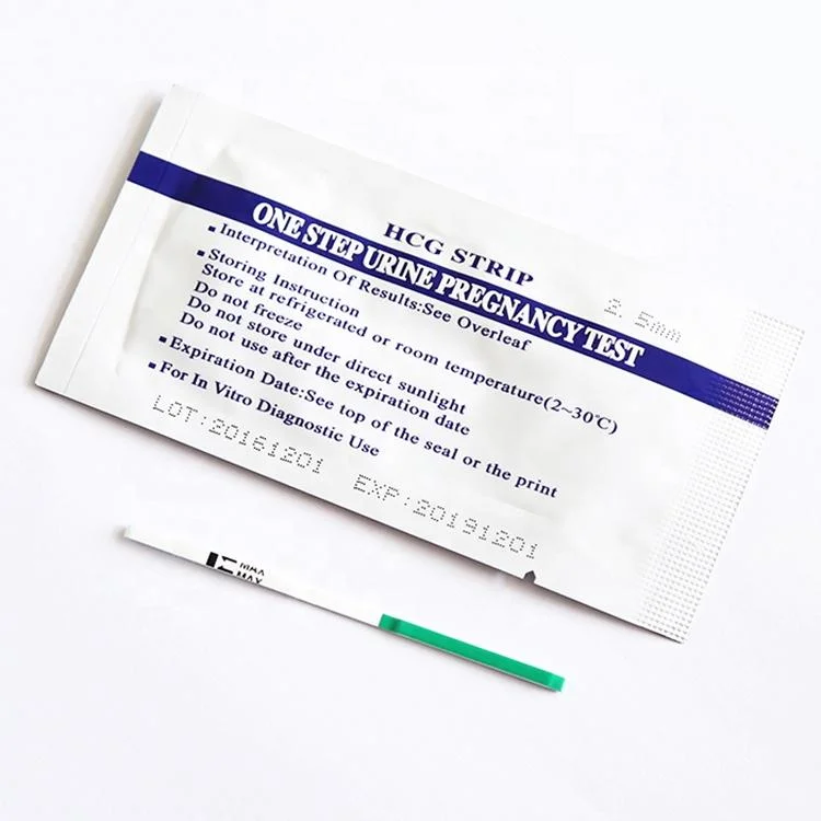 Disposable Use Simple Easy Use Fast HCG One Step Urine Pregnancy Test Strip