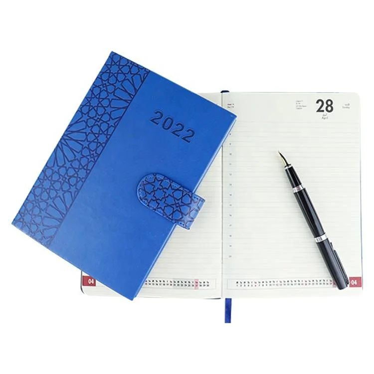 ISO BSCI LVMH fábrica Eco-friendly PU Leather Gift Dairy Luxury Bloco de notas personalizado