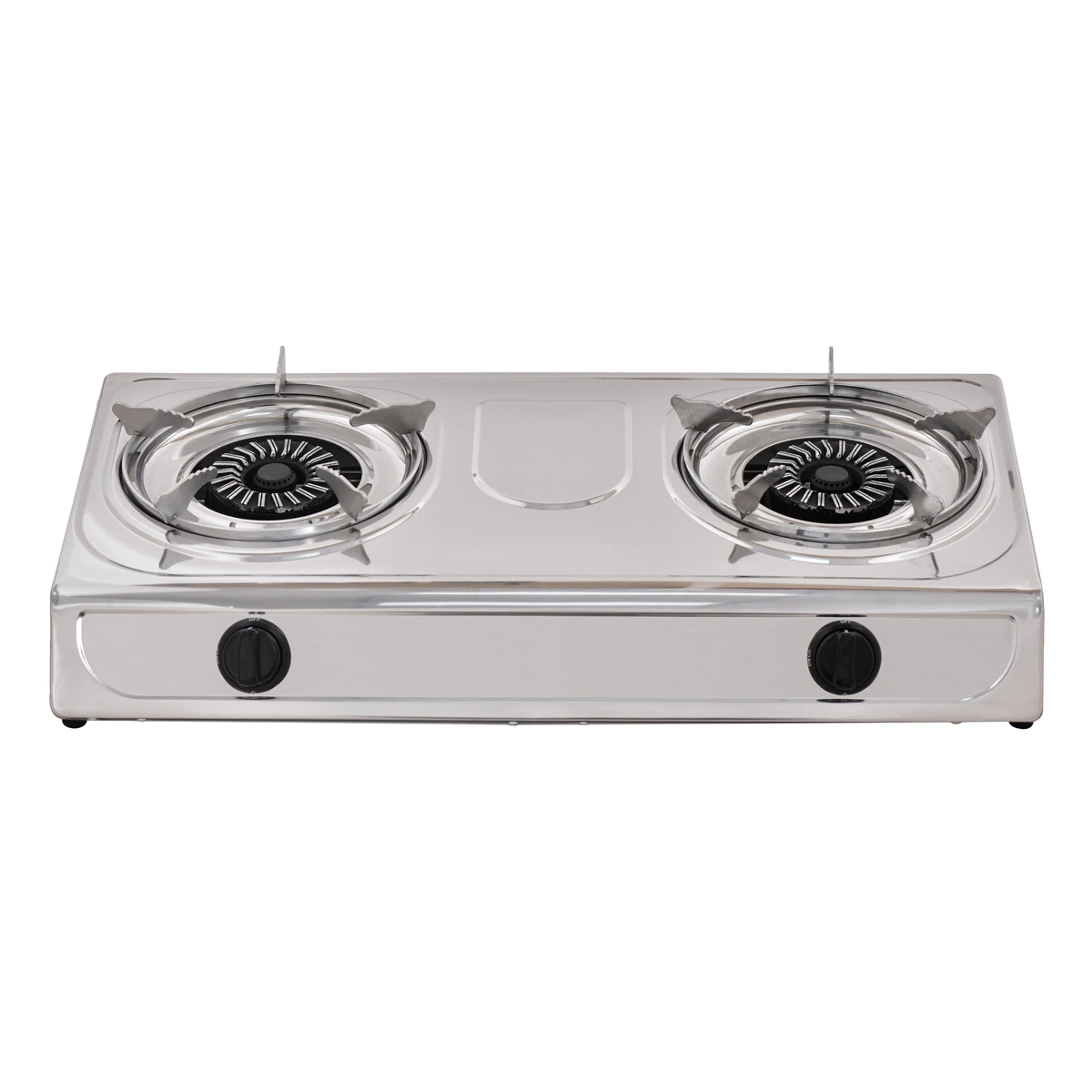 Stainless Steel Cast Iron Big Burner Double Gas Stove