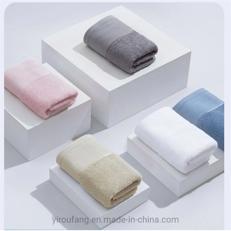 Luxury Gift Box Towel Set with Custom Logo Design Packaging Company Beauty Salon Face Bath Towel Three Piece Set
