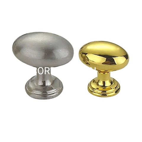 Venta caliente aleación de zinc 22mm Mushroom Golden Door Knob Office Mando de cajón