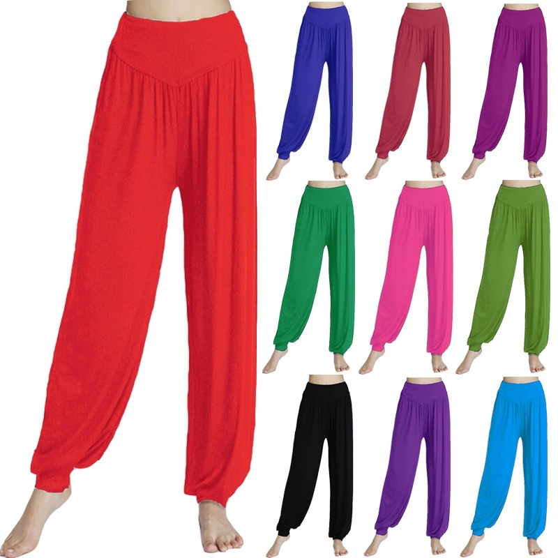 Women Sportswear Dance Yoga Pants Loose Casual Modal Cotton Lady Pants