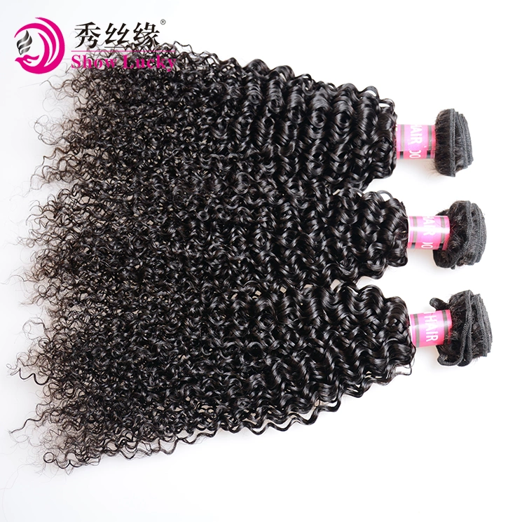 100% Unprocessed Kinky Curly Virgin Mongolian Human Hair Pieces