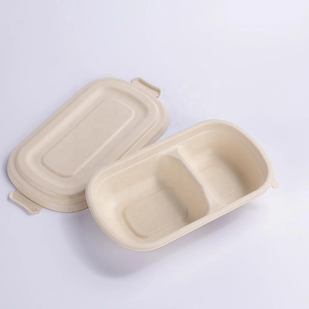 Cajas de Alimentos de Rendimiento de alta calidad/alto costo de estilo más reciente Embalaje de Takeaway biodegradable a medida Almuerzo