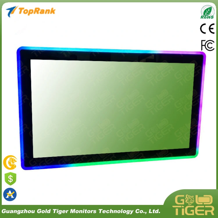 Cheap Price 24" Horizontal Full-Fit Touch LCD Panel Capacitive Open Frame Waterproof Touch Monitor LED Display Wall Mounted Touch Screen for Gaming Machine