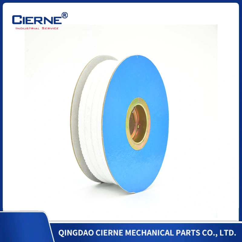 White Braided PTFE Gland Packing with Oil Material for Pump Seal