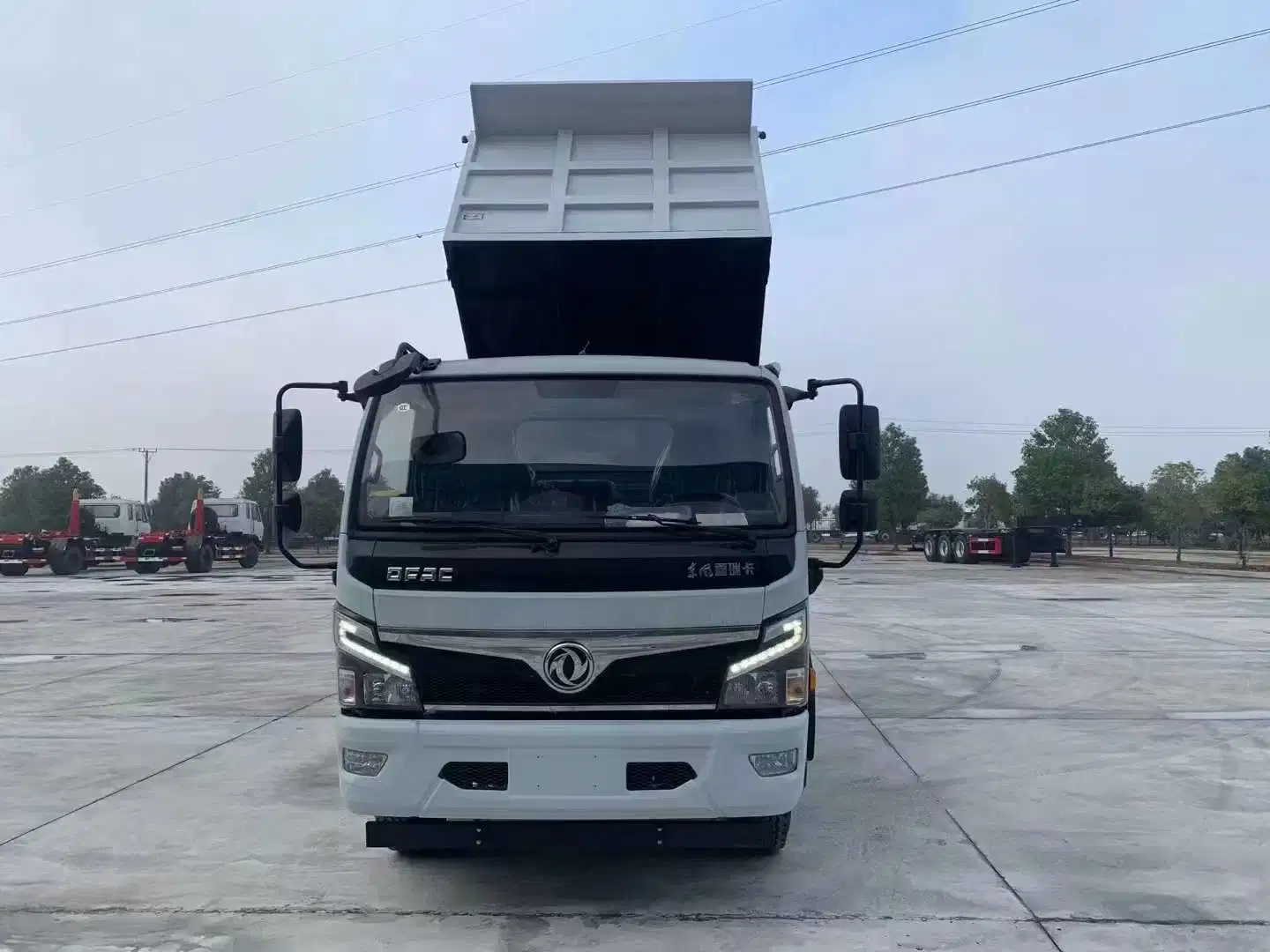 Os veículos pesados novos Sino Sinotruk HOWO Beiben Dongfeng Shacman Foton 4X2 6X4 8X4 Dumper tombamento da caixa basculante Caminhão Basculante