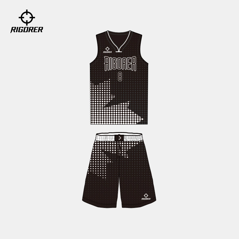 Adult Custom Summer Cool Basketball Jersey Shorts Sportswear for School College University Association