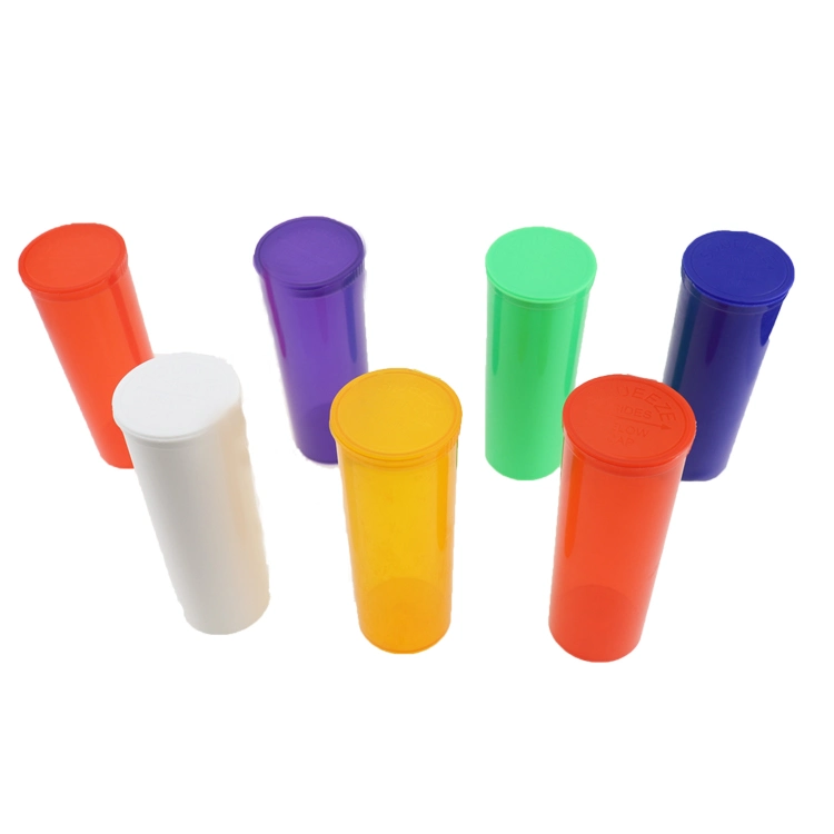 19dr Factory Supply Pharmaceutical Packaging Child Resistant Lid/Cap Vial Squeeze Top Bottle