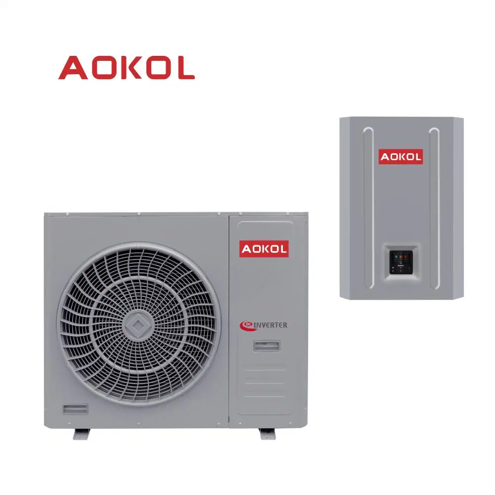 8kw -35c Low Temp. Air to Water Heat Pump, Air Source Split DC Inverter WiFi Controll Heat Pump, Floor Heating Central Air Conditioning