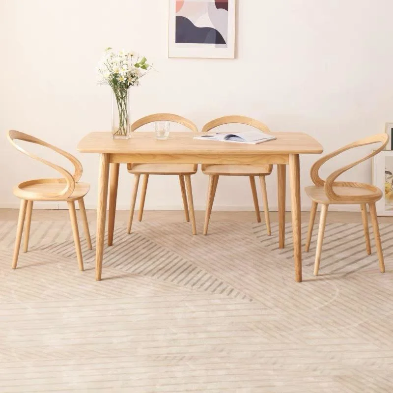 Comedor moderno y muebles de madera sillas de madera Set