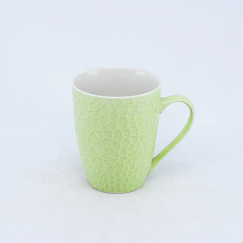 12oz/13oz esmaltada Color troquelados Mug taza de café/ /Mug de cerámica para regalo, promoción o el uso diario y la fábrica las ventas directas y aceptar la costumbre, el logotipo de impresión