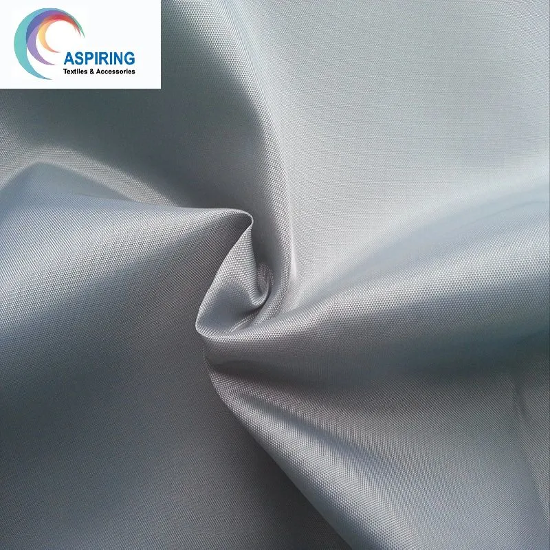 170t PU Silver Coated Printed Umbrella Taffeta Fabric