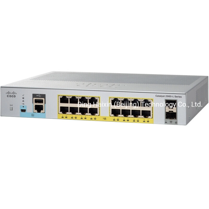 Inteligentes de Capa 2 Red de acceso a la categoría empresarial de 16 Gigabit Switch poe WS-C2960L-16PS-ll