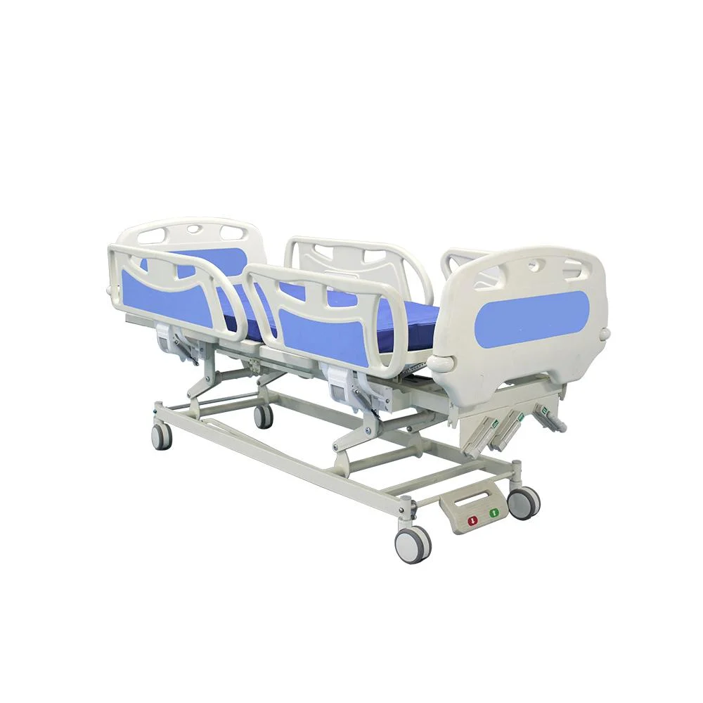 Raíl lateral de plástico ABS de la UCI del Hospital multifuncional de la Clínica Médica equipamiento cama eléctrica precios baratos