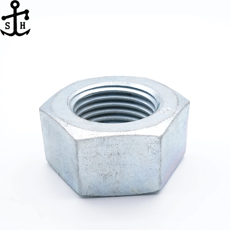 DIN970 DIN555 nueces grandes de cabeza caliente Zinc chapado hecho En China