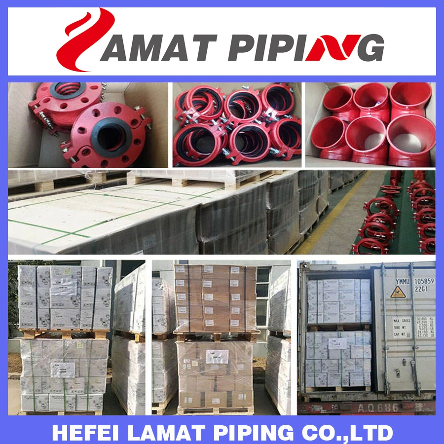 China-Factory-Price UL/FM/CE Listed Fire-Protection Ductile Iron Grooved-Pipe-Fitting Threaded Outlet