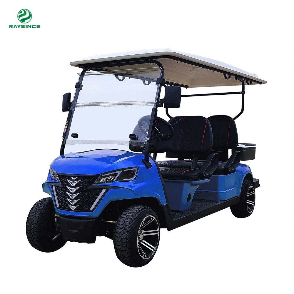 Raysince Golf Cart Hot Sales Model 2024 Four Seaters Electric Golf Cart