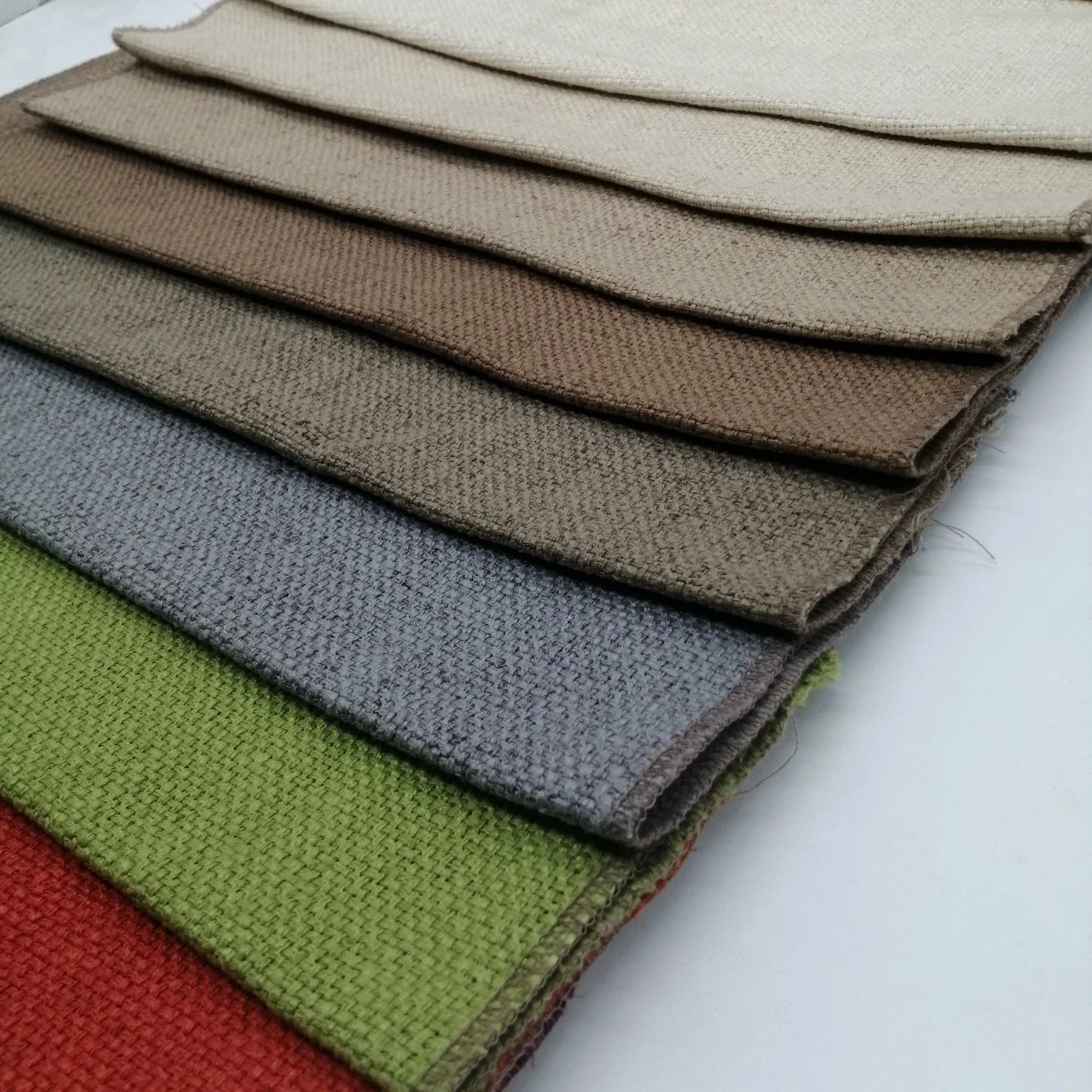 Wholesale/Supplier Polyester Textile Home Upholstery Linen Material Sofa Woven Fabric