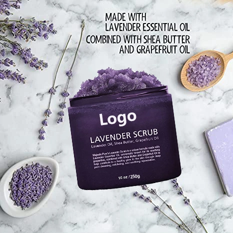 Exfoliate & Moisturize Skin Lavender Body Scrub