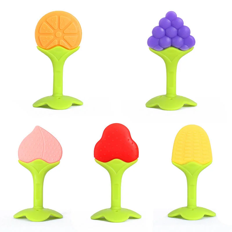 BPA Free Silicone Teethers Baby Fruit Feeders for Newborn Infants