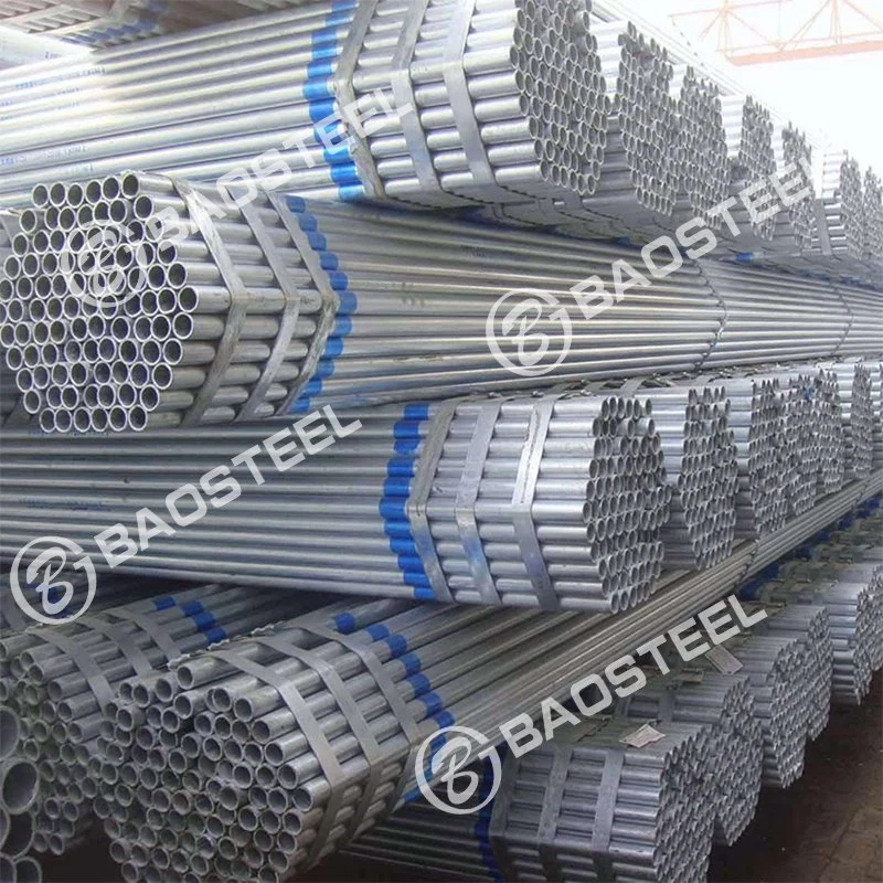 10,3mm-610mm diám. Exterior tubo redondo galvanizado recubierto de zinc 40-300G/M2 frío Bobina de acero laminado