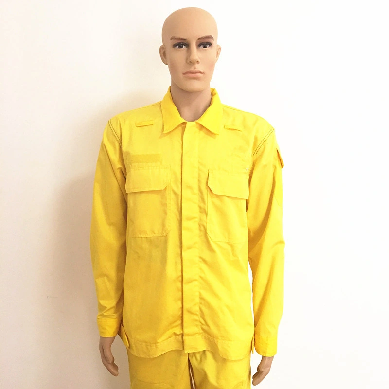 Cotton Flame Retardant Fireproof Functional Textile Workwear with Inspection