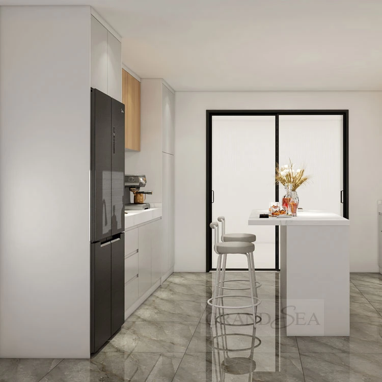 New Design Wholesale Small Modern Modular Kitchen Furniture for Apartment Project
