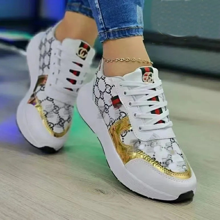 Hot Selling Ladies Women Flat Casual Shoes Running Shoes