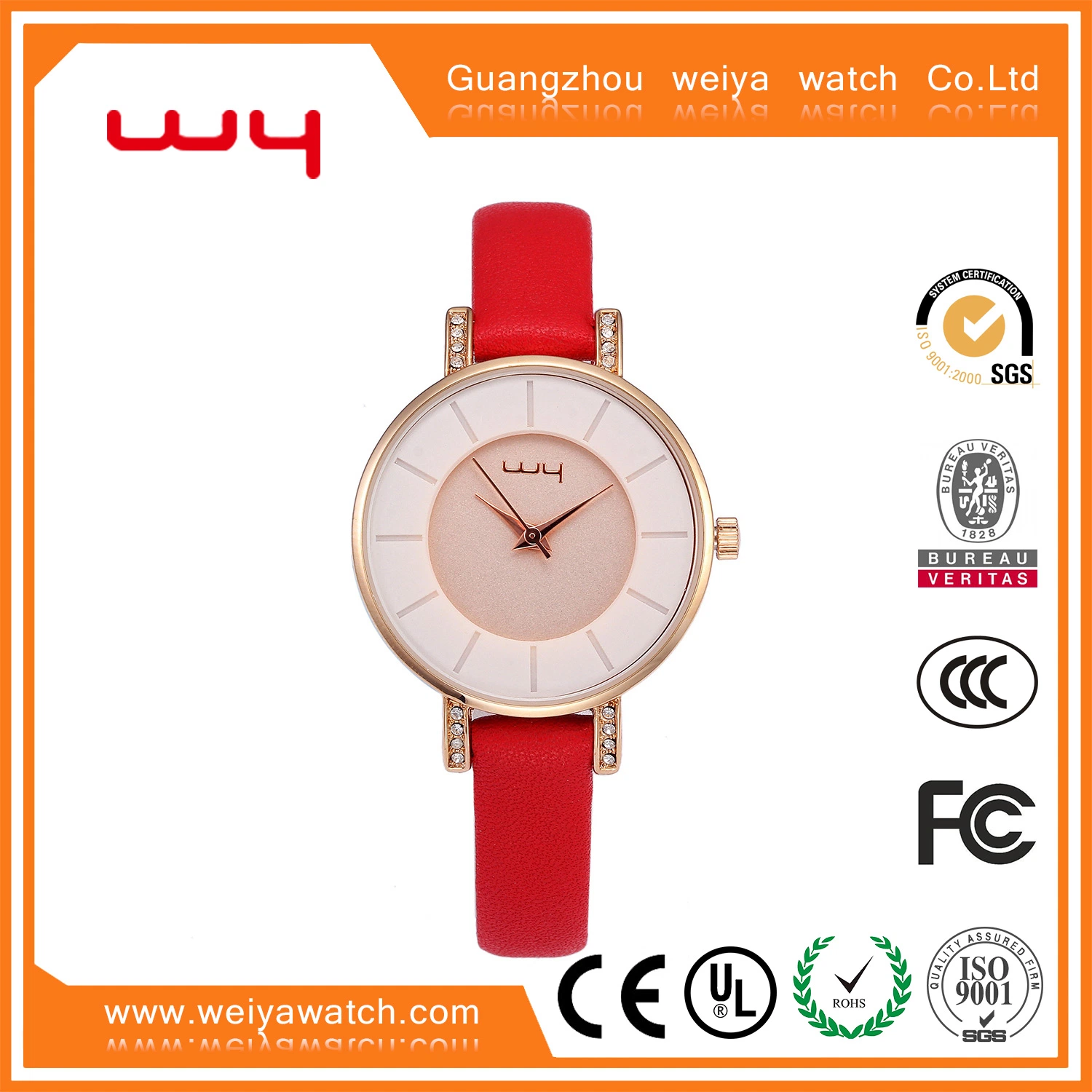 Wholesale OEM Fashion Gift Women Quartz Wrist Watch (WY-007)