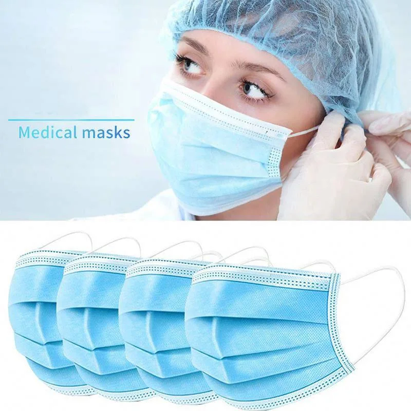 General Medical Non-Woven Disposable Face Mask Supplies