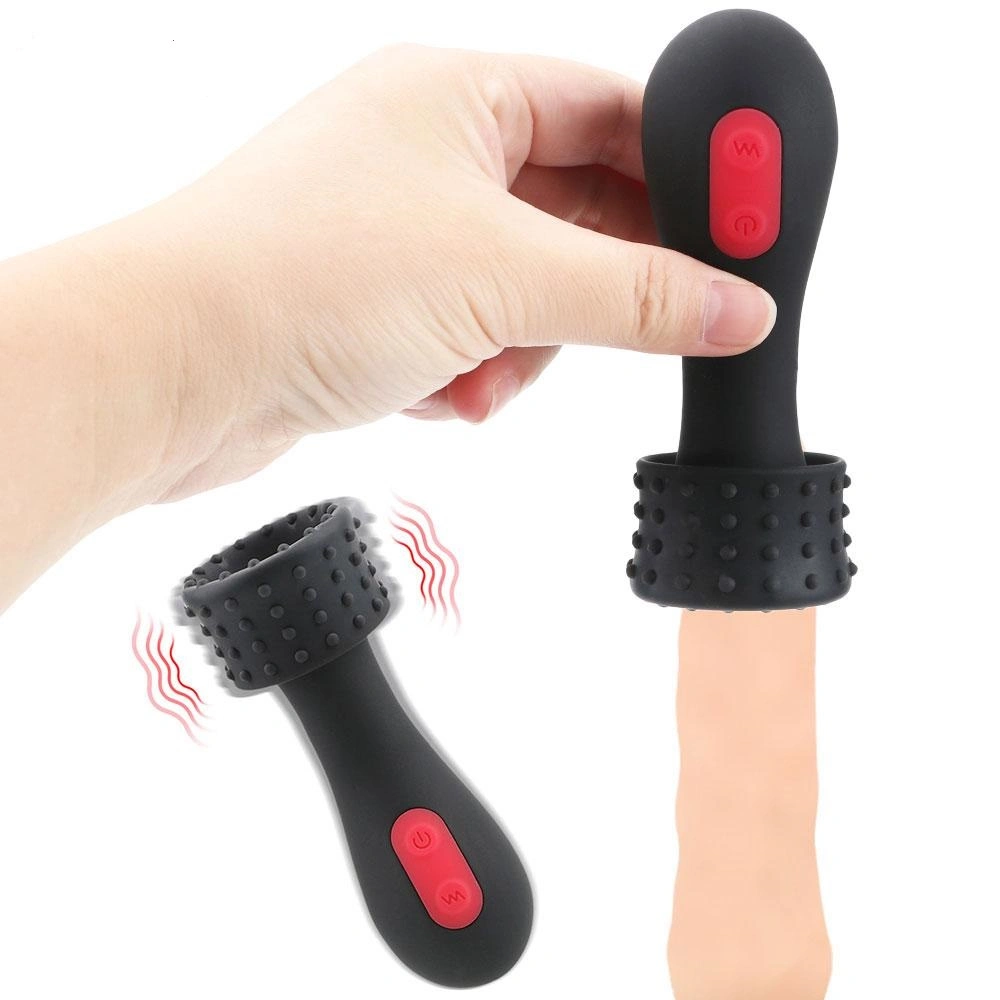 9 Speed Delay Lasting Trainer Male Masturbators Penis Vibrator Sex Toy Stimulator Vaginal Cup Glans Massager