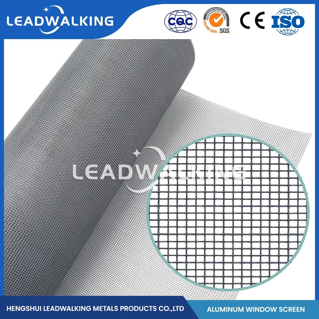 Leadwalking Stainless Steel Window Screen Mesh Good Aesthetics Aluminum Mesh Window Screen Factory High-Quality China 302 304 Aluminum Alloy Window Screen