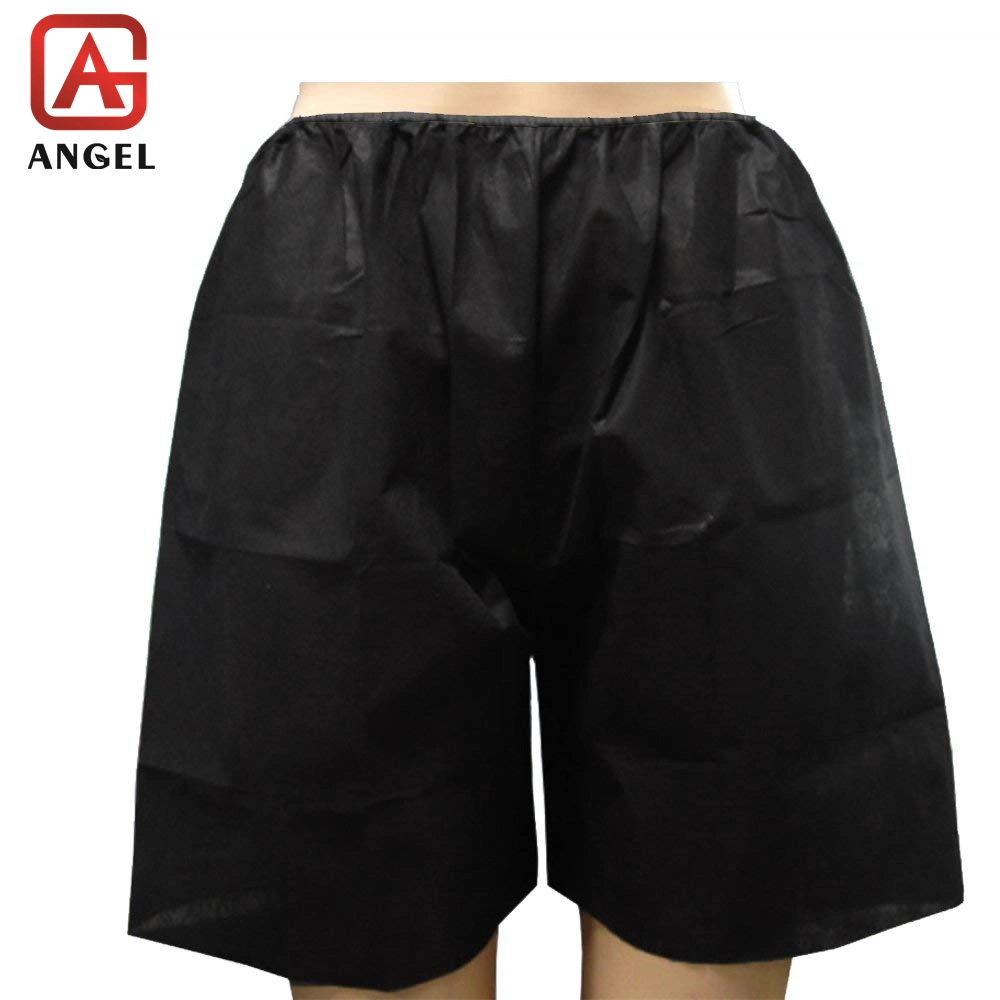 Blue/Black Nonwoven Fabric for Men Shorts Disposable Shorts