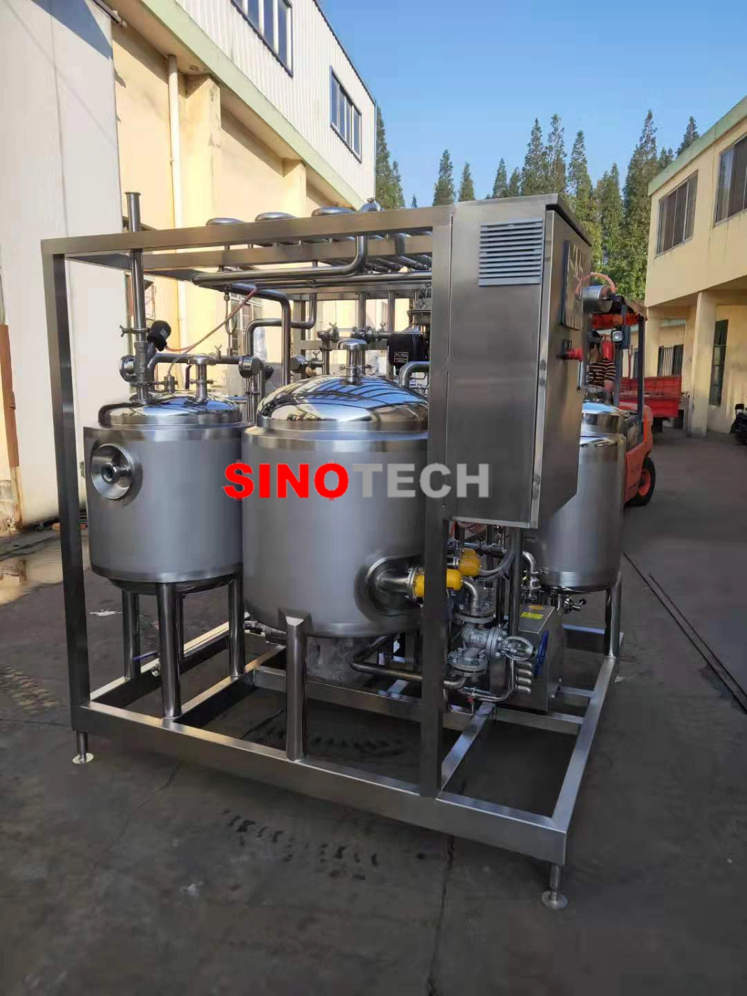 1000L/H Type Palm Óleo Vegetal Placa Contínua Esterilizador Pasteurizer