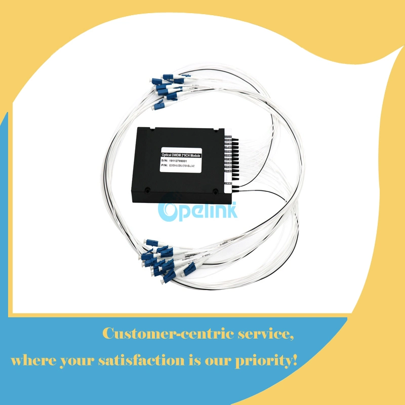 High Quality Opelink/OEM LC/PC Pigtail ABS Box 9CH Optical DWDM Module