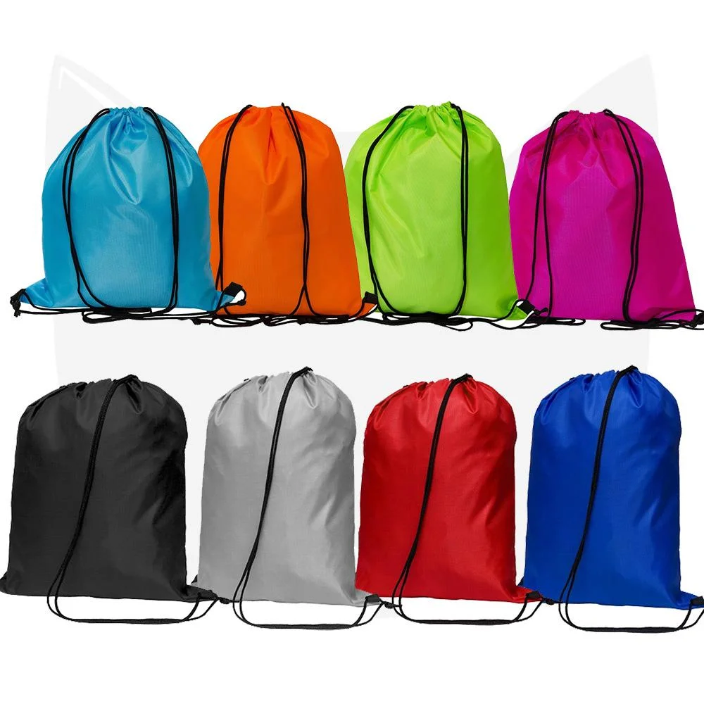 Bags Tie String with Drawstring Rope Backpack Canvas Bag