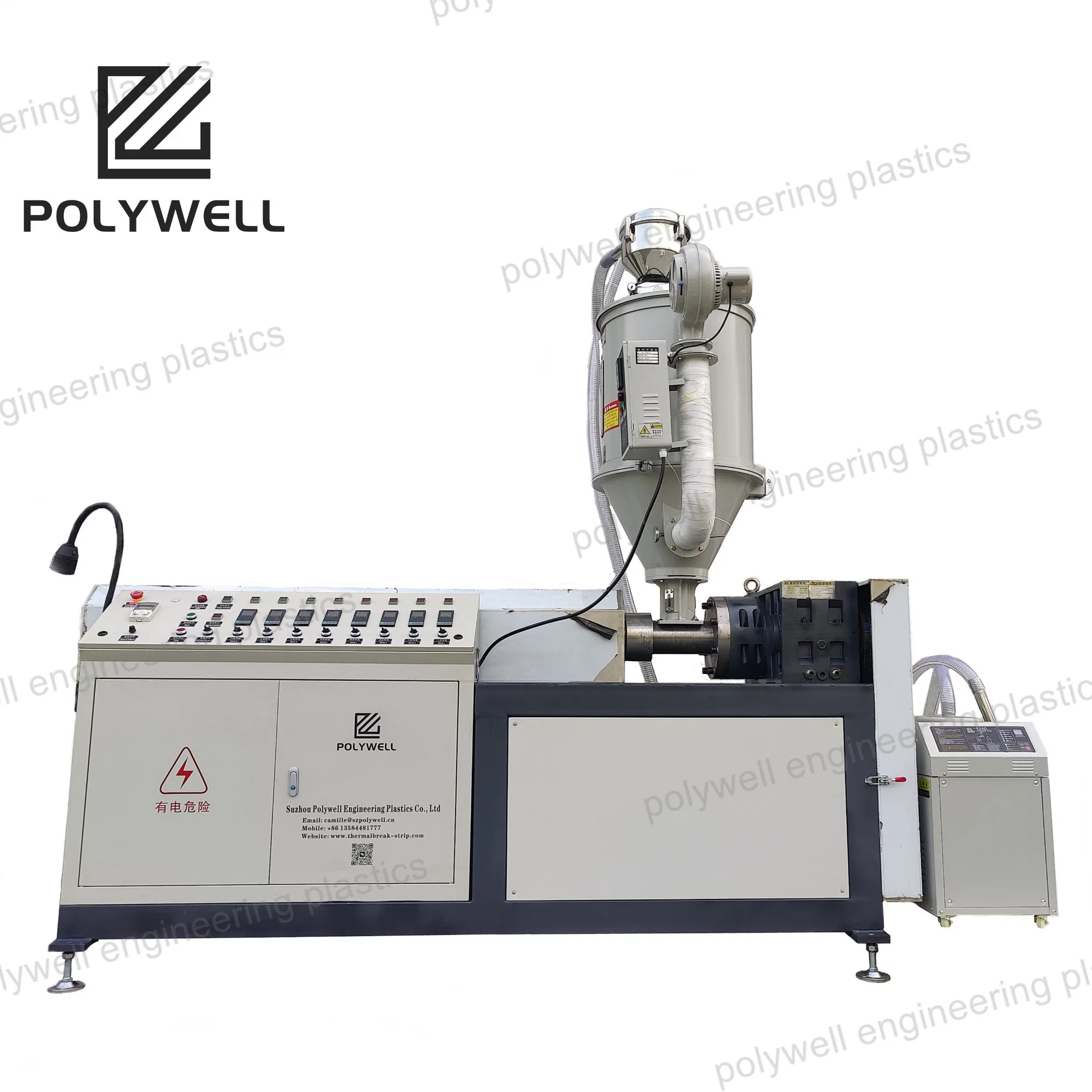 Automatic Single Screw Polyamide PA66 GF25 Thermal Barrier Strip Production Line