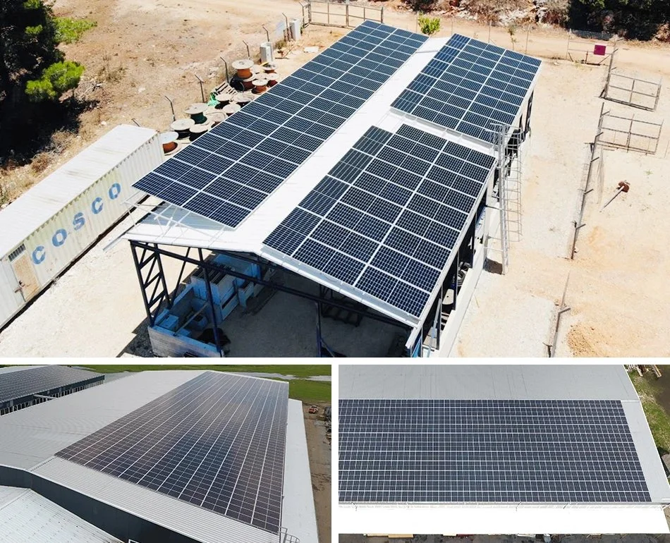 Painel fotovoltaico PERC de meia célula de 500 W e 550 W e 605W Para o sistema Solar doméstico