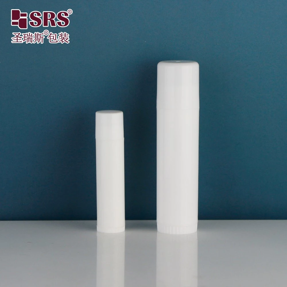 Wholesale/Supplier Cosmetic Packaging Lip Balm Container 5g 15g White Red Plastic Lipstick Tube