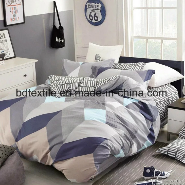 100% Polyester Disperse Printing Microfiber Bed Sheet 235cm Width 90GSM for Bedding Fabric