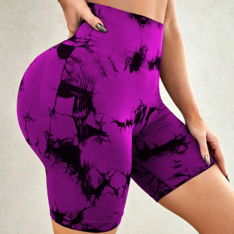 Seamless Tie Dye Sportswear Custom Tight Yoga Fitness Leggings Gym Wear