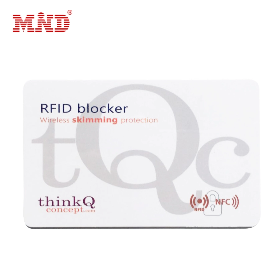 Venta caliente Tarjeta personalizada titular de protección de la tarjeta de bloqueo de RFID RFID