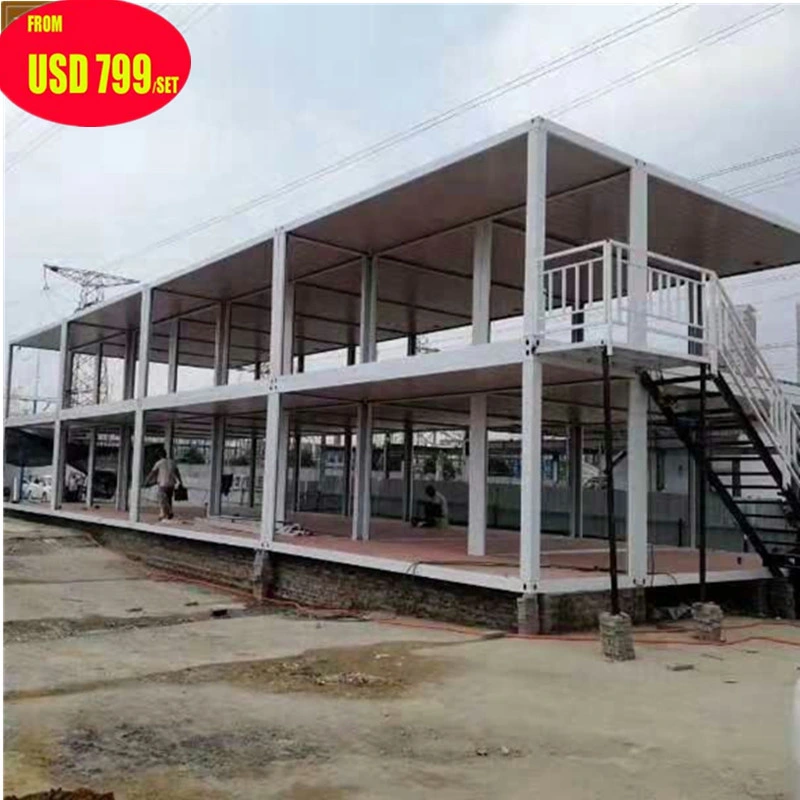 Steel Frame Structure Prefab Container House Homes 2 Story