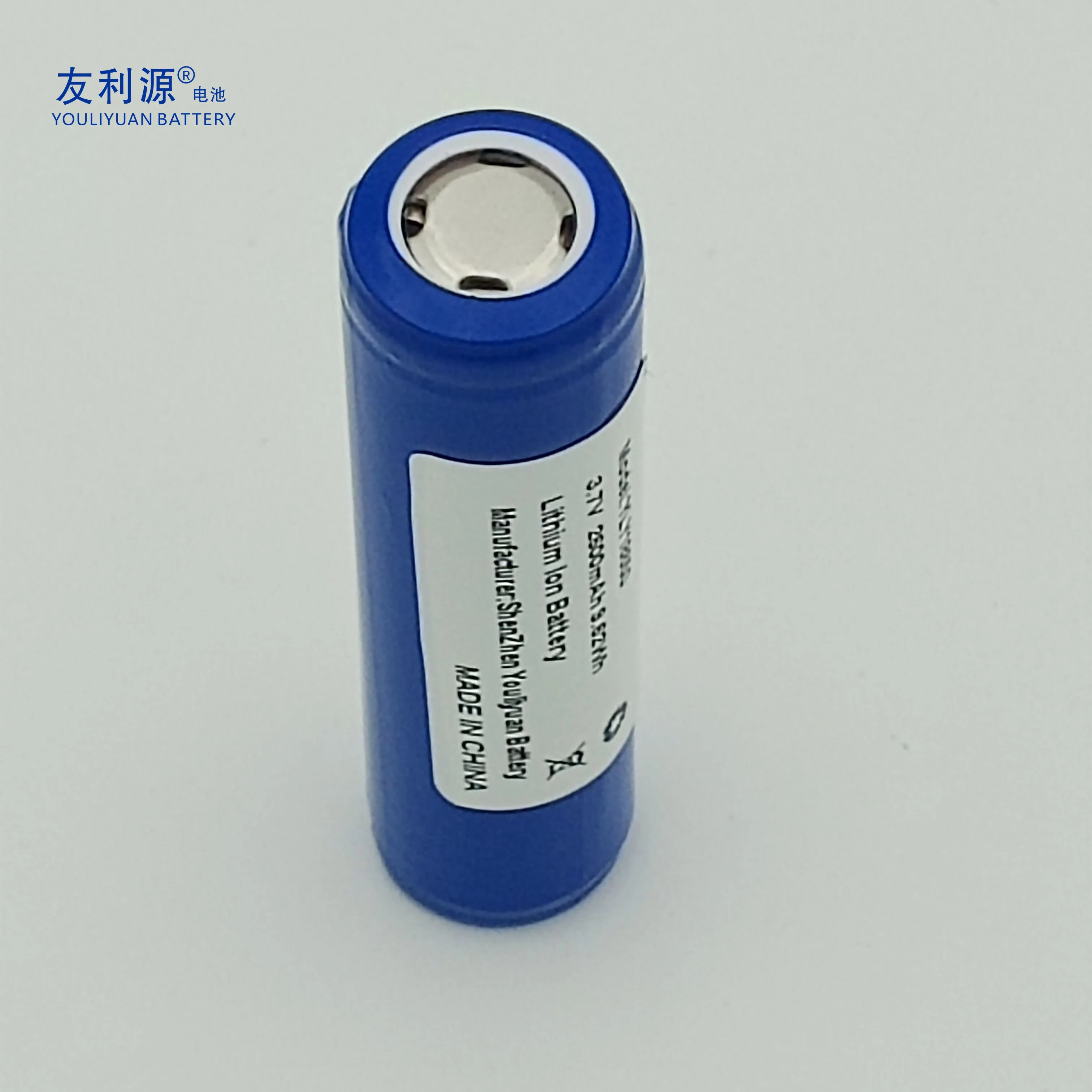 Factory Price 1s1p 3.7V 2800mAh Long Cycle Life 18650 Lithium-Ion Battery for Walkie-Talkie